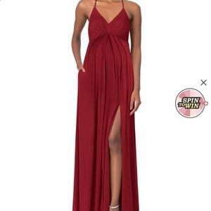 Azazie maternity bridesmaids dress